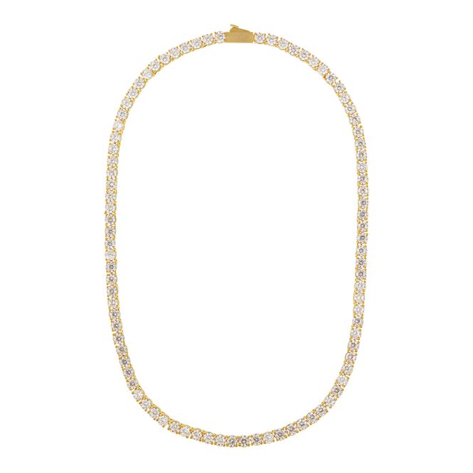 Hovedbilde 28889 Tennis Necklace - Pale Gold