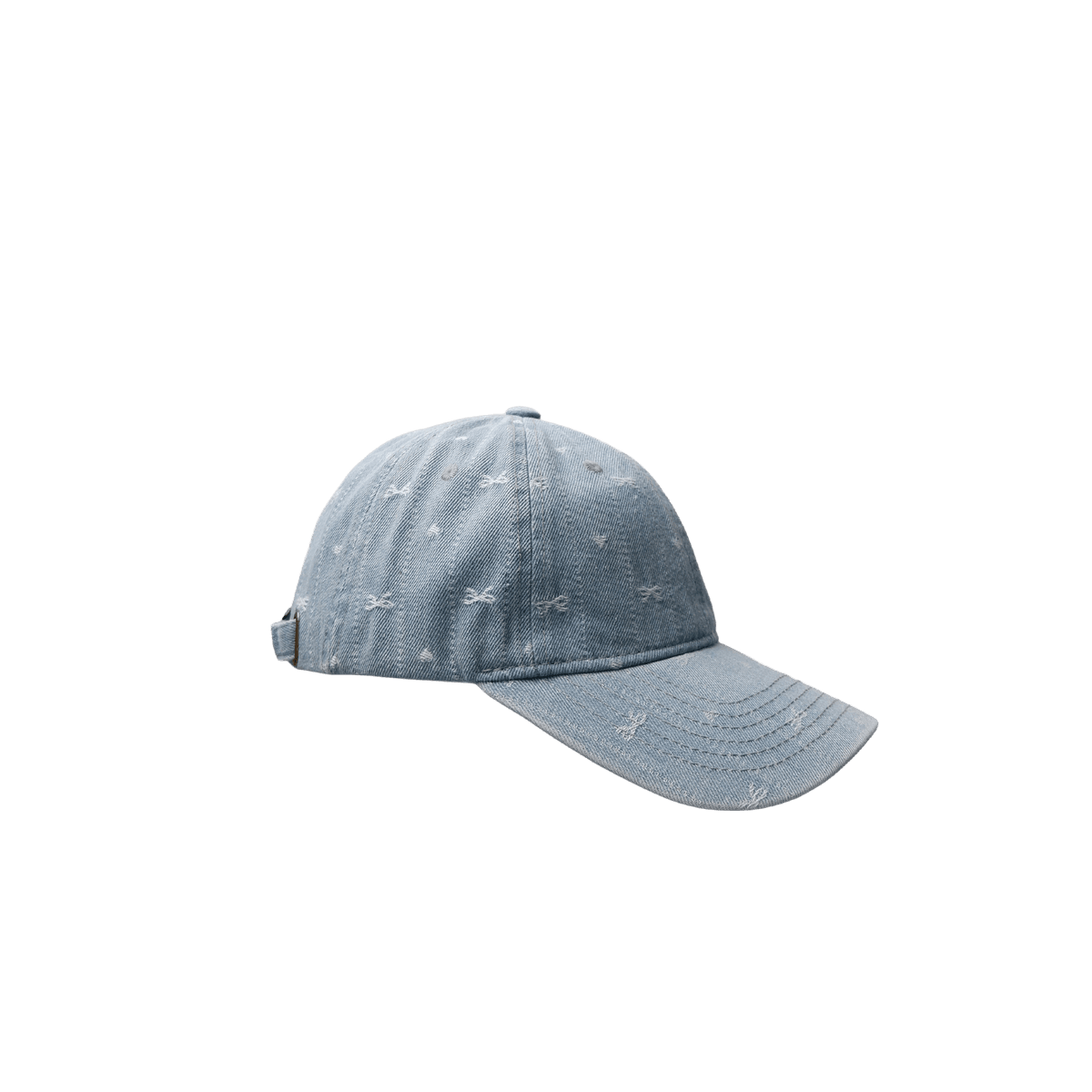 Bow Denim Cap