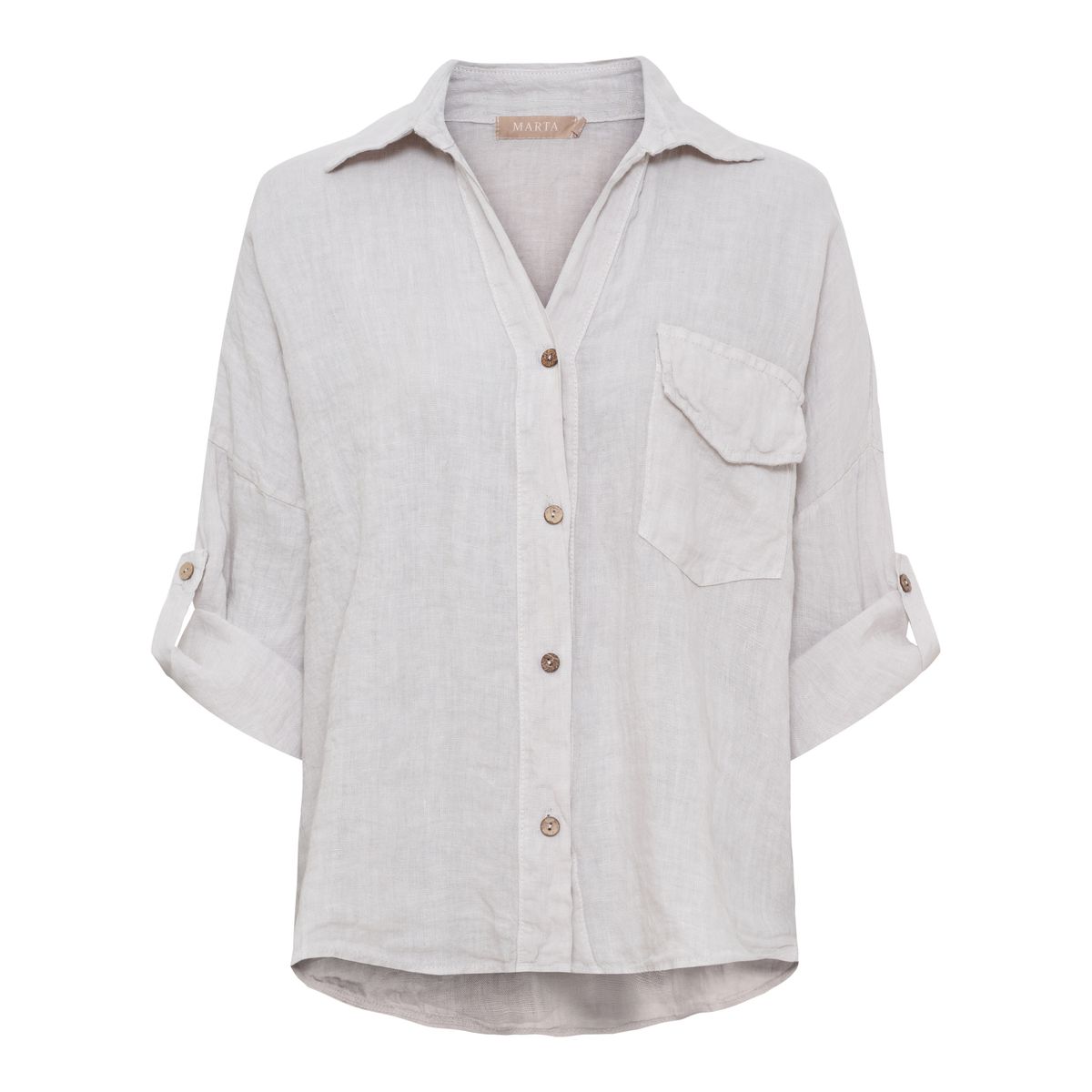 Mdc Daira Shirt Linen - Sabbia