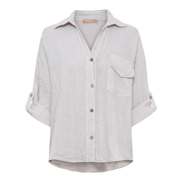 Hovedbilde Mdc Daira Shirt Linen - Sabbia