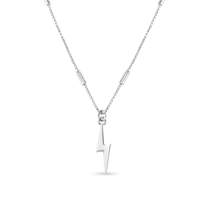 Hovedbilde 40045 Metal Lightning Charm Necklace 