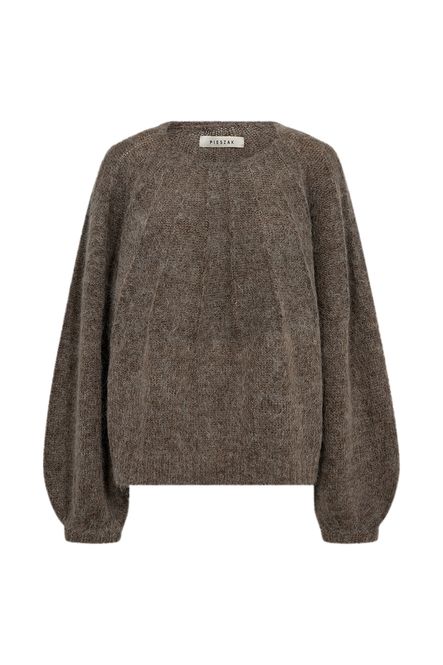 Hovedbilde Maddie LS Knit -Black Coffee Melange