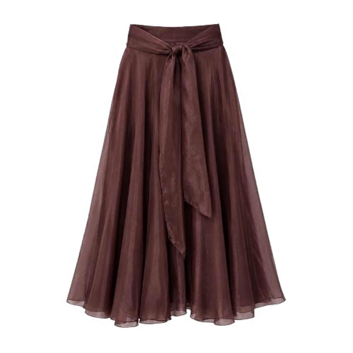 Solid Skirt - Bordeaux