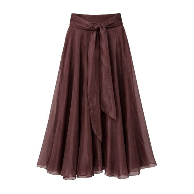 Solid Skirt - Bordeaux