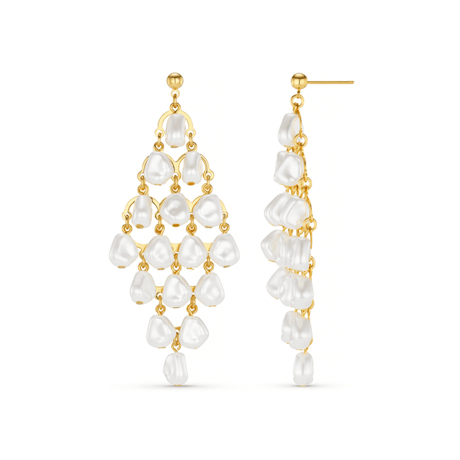 Hovedbilde 40084 Statement Pearl Chandelier Drop Earring