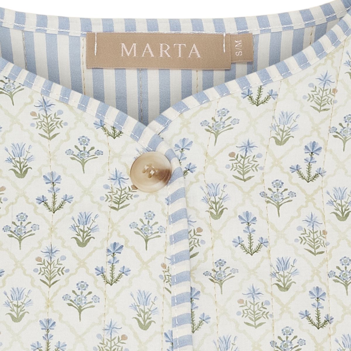 Mdc Avril Jacket - Light Blue / Rose